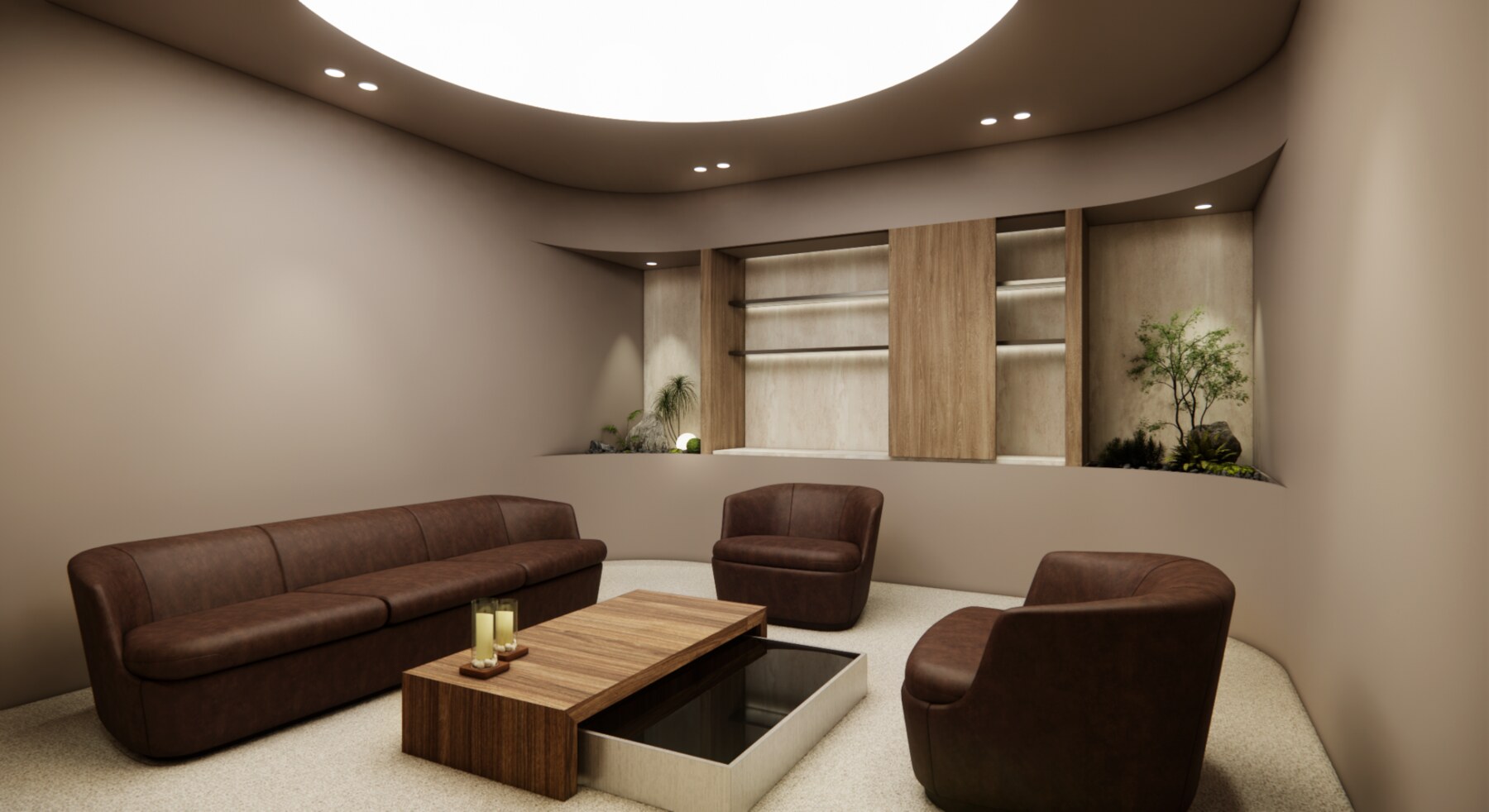 VIP 라운지 3D 디자인